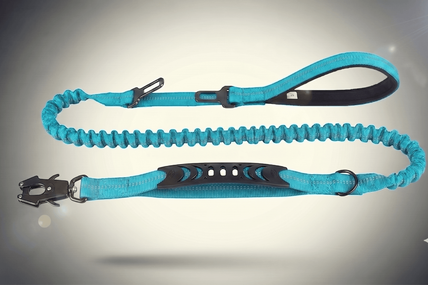 Tactical Bungee Dog Leash – Shock-Proof & Heavy-Duty - HappyTails Co