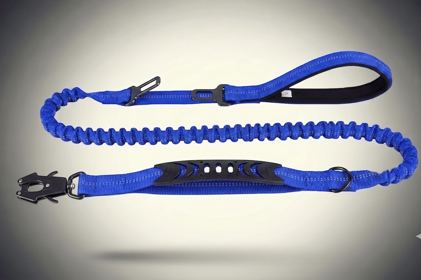 Tactical Bungee Dog Leash – Shock-Proof & Heavy-Duty - HappyTails Co