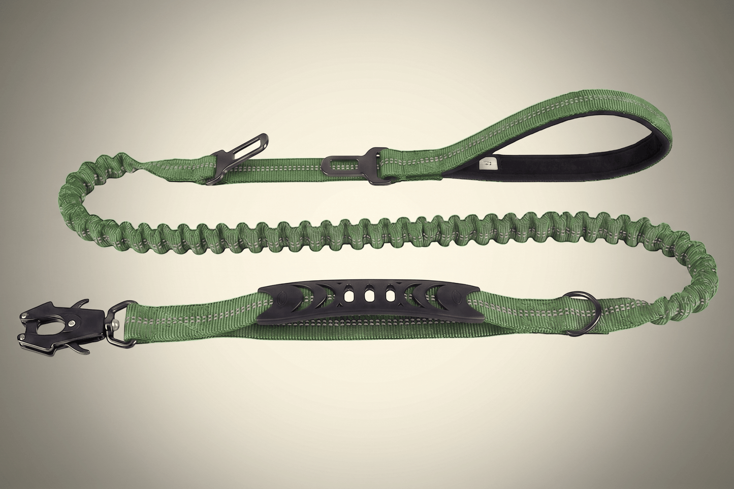 Tactical Bungee Dog Leash – Shock-Proof & Heavy-Duty - HappyTails Co